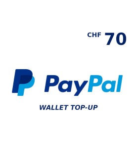 PayPal Wallet CHF 70 Top Up Key GLOBAL